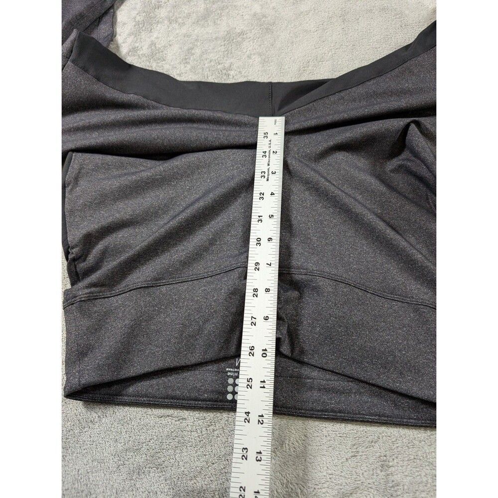 Title Nine Ascent 2.0 Tights Womens M Gray Black Hiking Trail Running Pockets - Picture 10 of 12